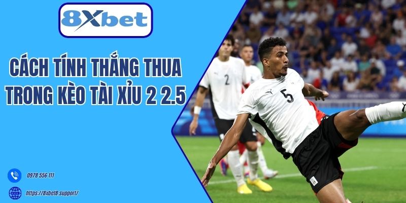 Cách tính thắng thua trong kèo Tài Xỉu 2 2.5