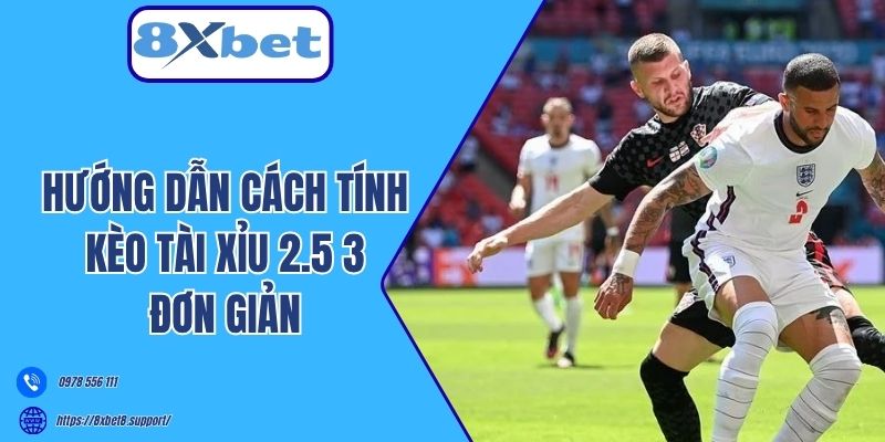 Hướng dẫn cách tính kèo Tài Xỉu 2.5 3 đơn giản