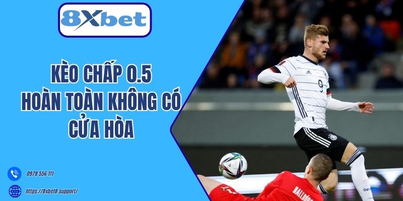 Kèo chấp 0.5 hoàn toàn không có cửa hòa